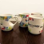 چاپ روی لیوان طرح قلب