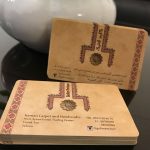 کارت ویزیت مخملی