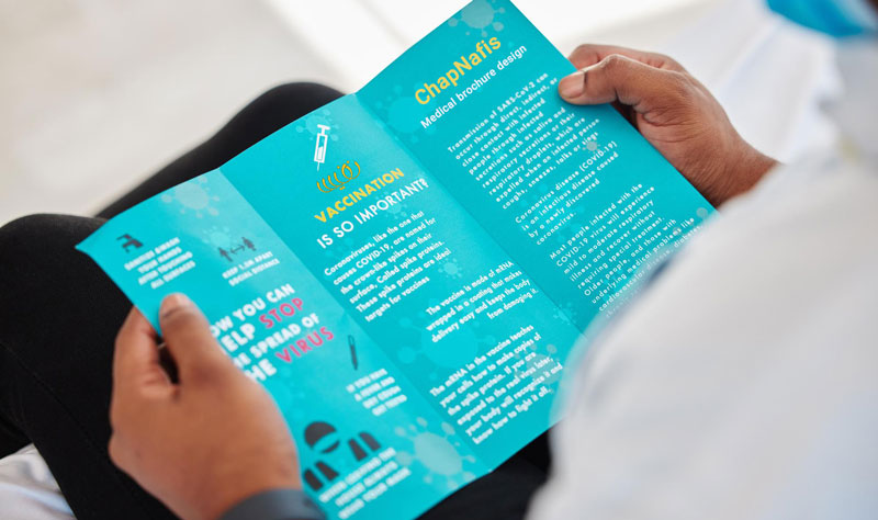 موارد اصلی در چاپ بروشور پزشکی